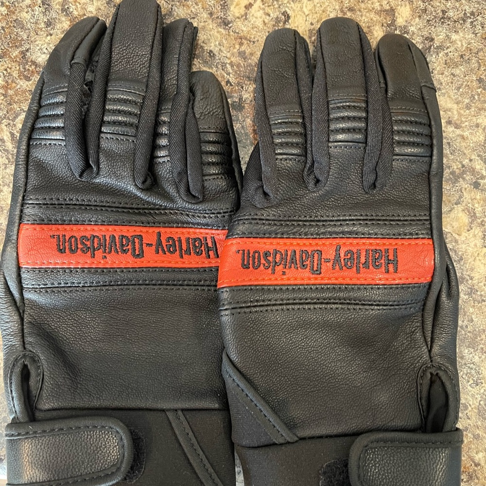 Never Harley Davidson leather gloves